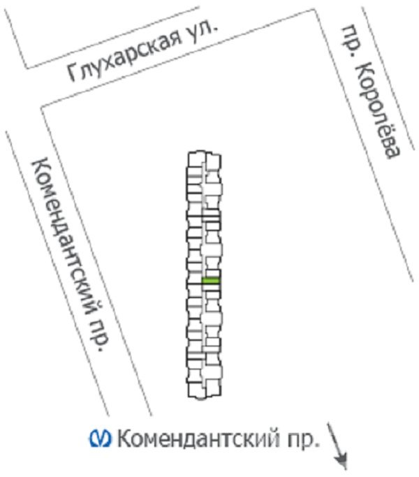 Комендантский просп., д 55 Комендантский просп., д 55