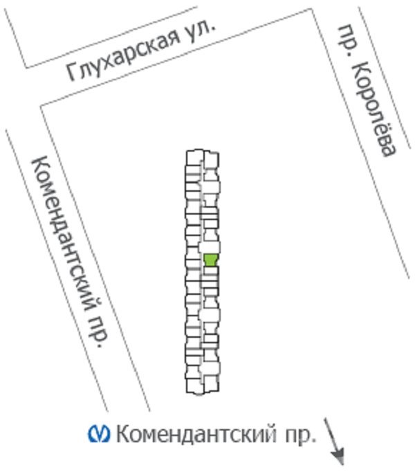 Комендантский просп., д 55 Комендантский просп., д 55