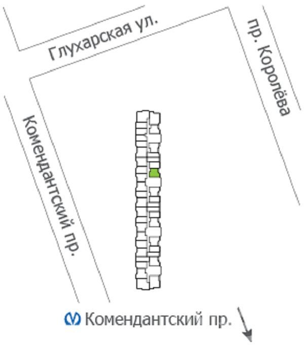 Комендантский просп., д 55 Комендантский просп., д 55