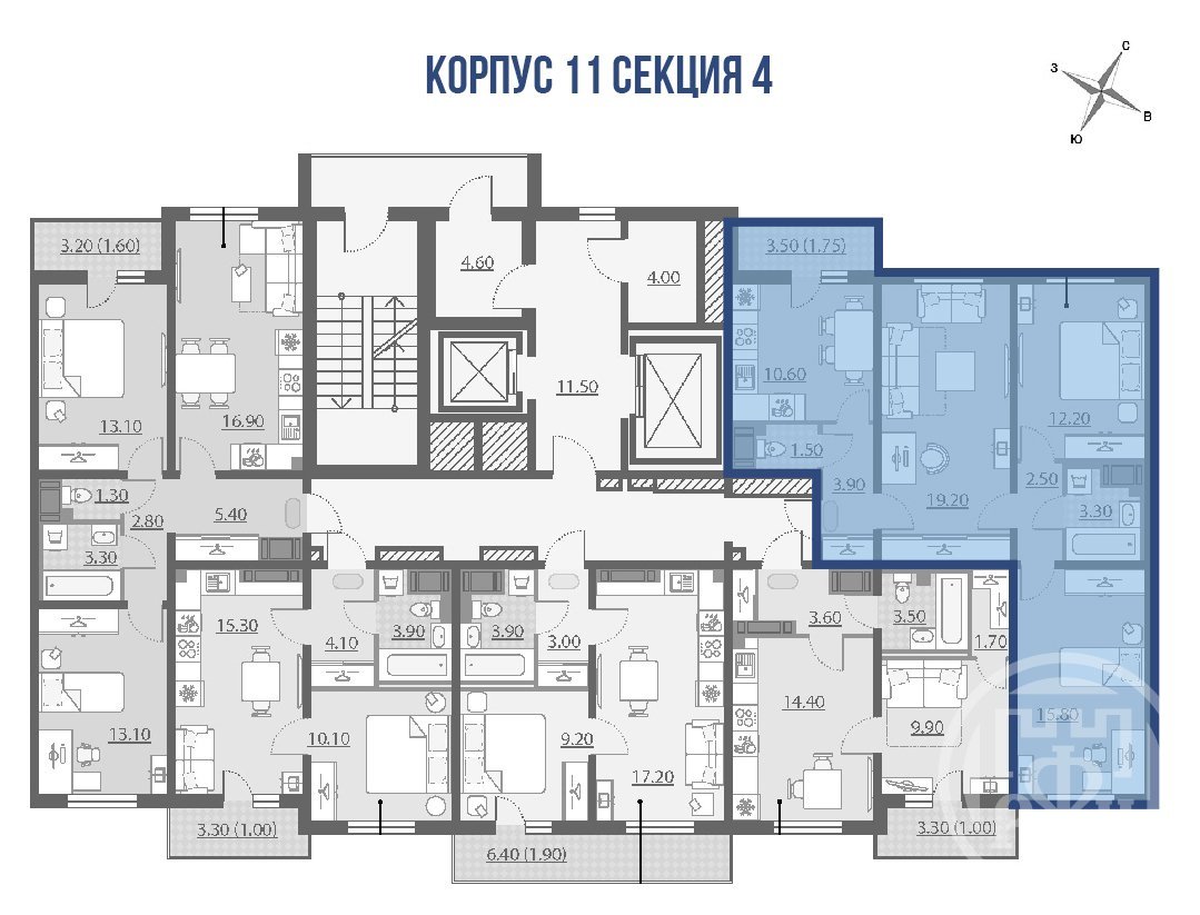 Октябрьская наб., д 42, корпус 11 Октябрьская наб., д 42, корпус 11