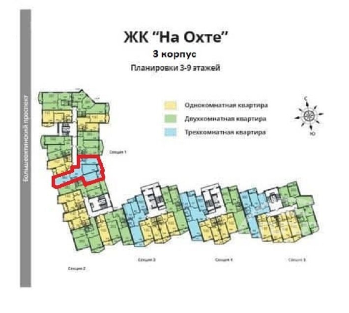 Большеохтинский просп., д 15, корпус 3 Большеохтинский просп., д 15, корпус 3
