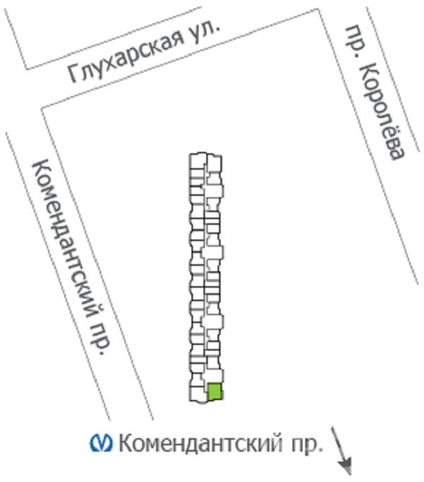 Комендантский просп., д 55 Комендантский просп., д 55