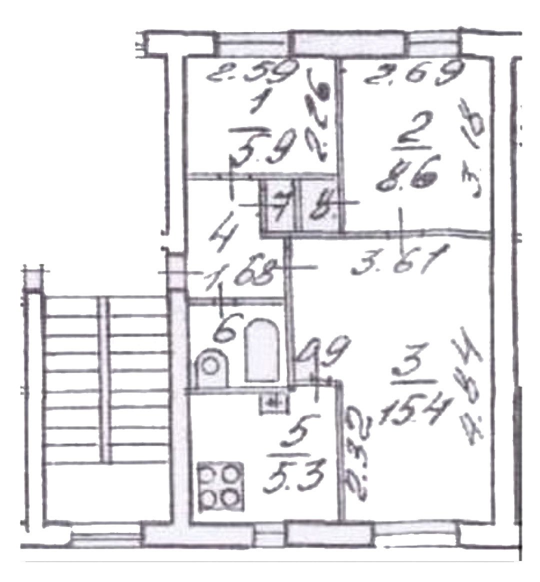 Продажа 3-комнатной квартиры, Санкт-Петербург, Костюшко ул.,  д 70