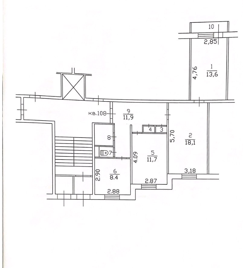 Продажа 3-комнатной квартиры, Старая, Верхняя ул.,  д 16