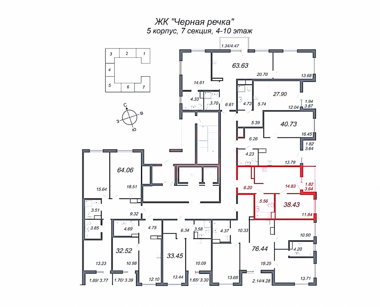 Продажа 1-комнатной квартиры, Санкт-Петербург, Вазаский пер.,  д 3