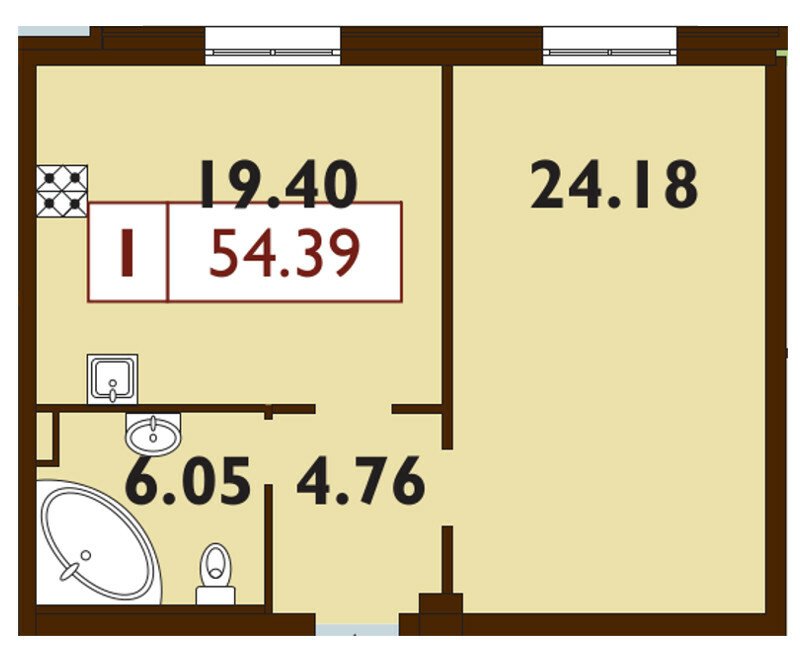 Продажа 1-комнатной квартиры, Санкт-Петербург, Петровский просп.,  д 11