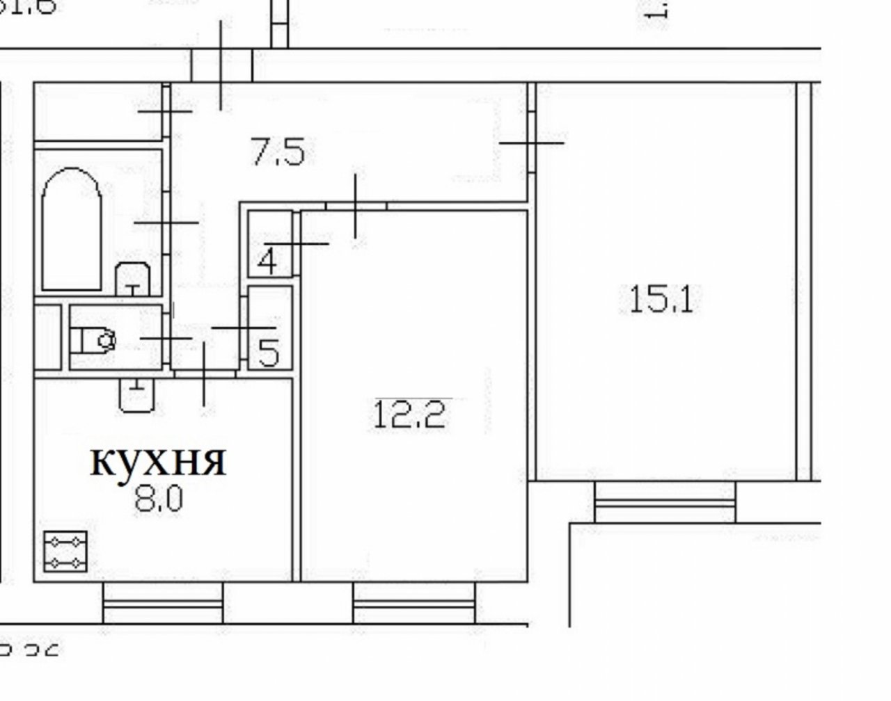 Продажа 2-комнатной квартиры, Петергоф, Чебышевская ул.,  д 8