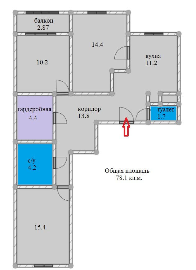 Продажа 3-комнатной квартиры, Парголово, Заречная ул.,  д 35