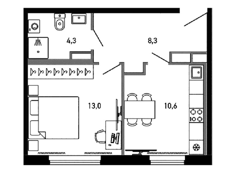 Продажа 1-комнатной квартиры, Санкт-Петербург, Обводного канала наб.,  д 118