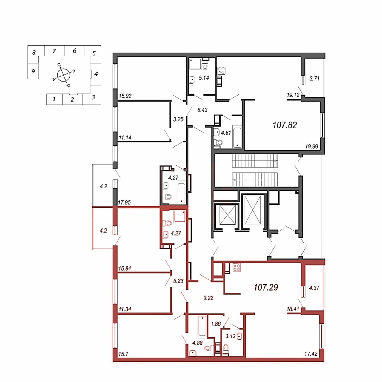 Продажа 4-комнатной квартиры, Санкт-Петербург, Белоостровская ул.,  д 12