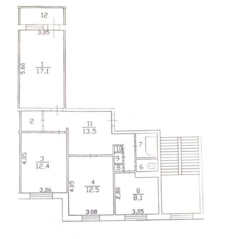 Продажа 3-комнатной квартиры, Всеволожск, Обороны ул.,  д 3