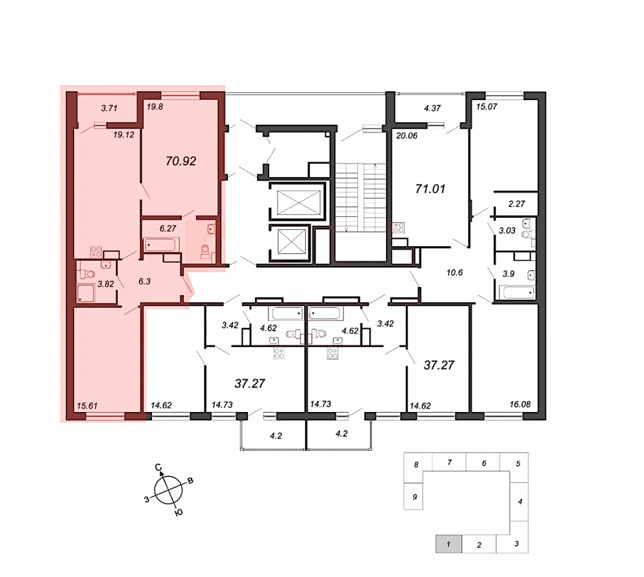 Продажа 2-комнатной квартиры, Санкт-Петербург, Белоостровская ул.,  д 12