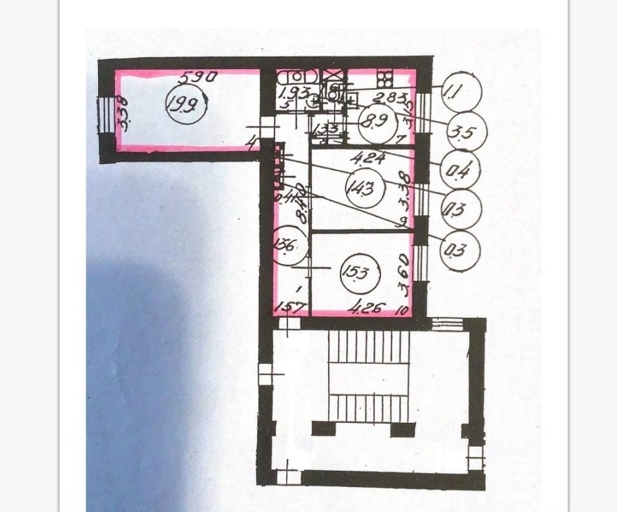 Продажа 3-комнатной квартиры, Санкт-Петербург, Огородный пер.,  д 11