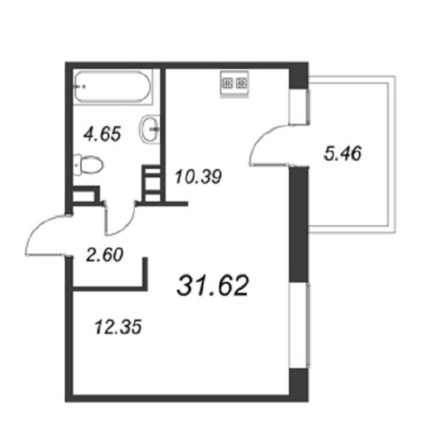 Продажа 1-комнатной квартиры, Ленинградская, Рябиновая ул.,  д 5