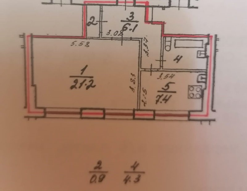 Продажа 1-комнатной квартиры, Сестрорецк, Токарева ул.,  д 15