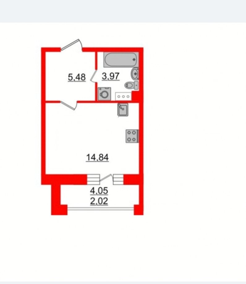 Продажа 1-комнатной квартиры, Санкт-Петербург, Авиаконструкторов просп.,  д 54