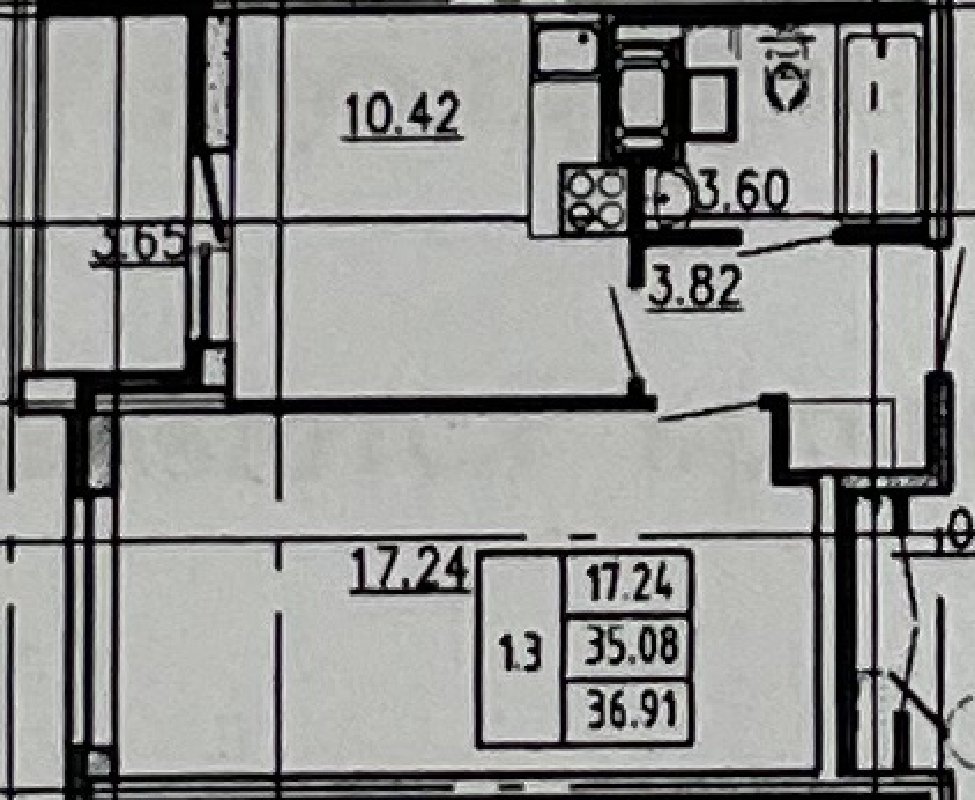 Продажа 1-комнатной квартиры, Санкт-Петербург, Арцеуловская аллея,  д 17