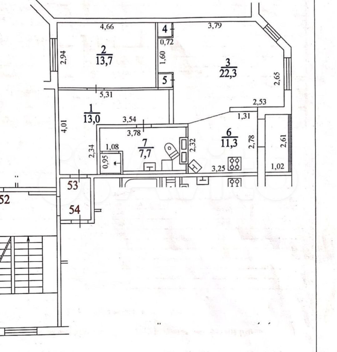 Продажа 2-комнатной квартиры, Сертолово, Центральная ул.,  д 1