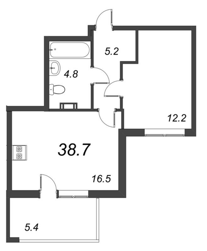 Продажа 1-комнатной квартиры, Санкт-Петербург, 12-я Красноармейская ул.,  д 26