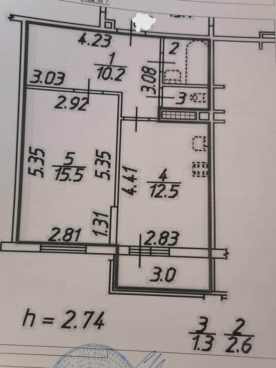 Продажа 1-комнатной квартиры, Пушкин, Центральная ул.,  д 14