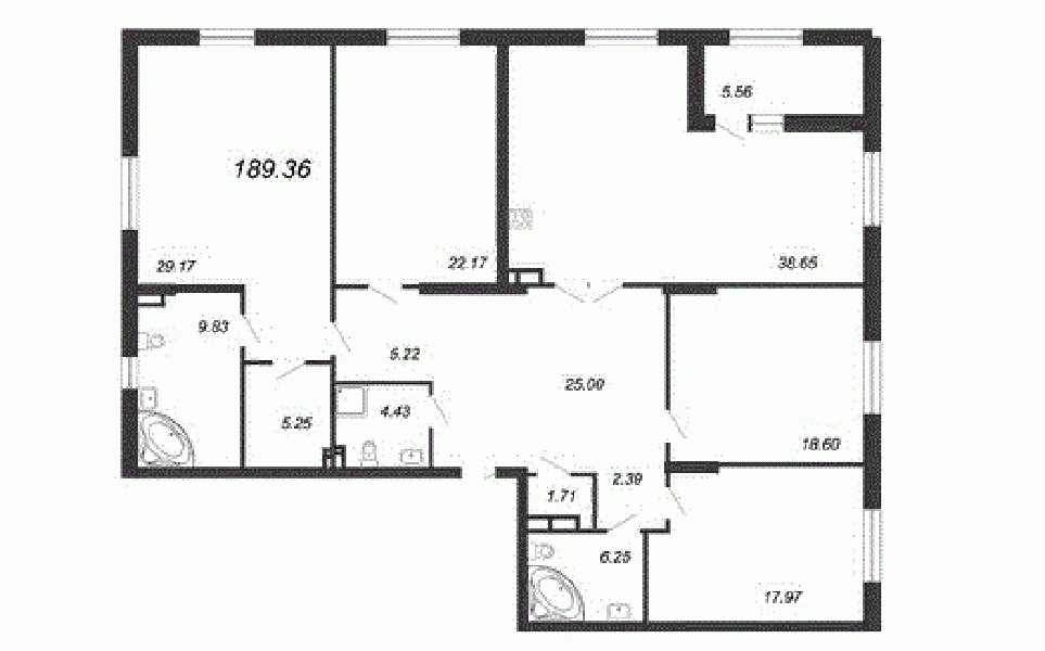 Продажа 4-комнатной квартиры, Санкт-Петербург, Петровская коса,  д 6