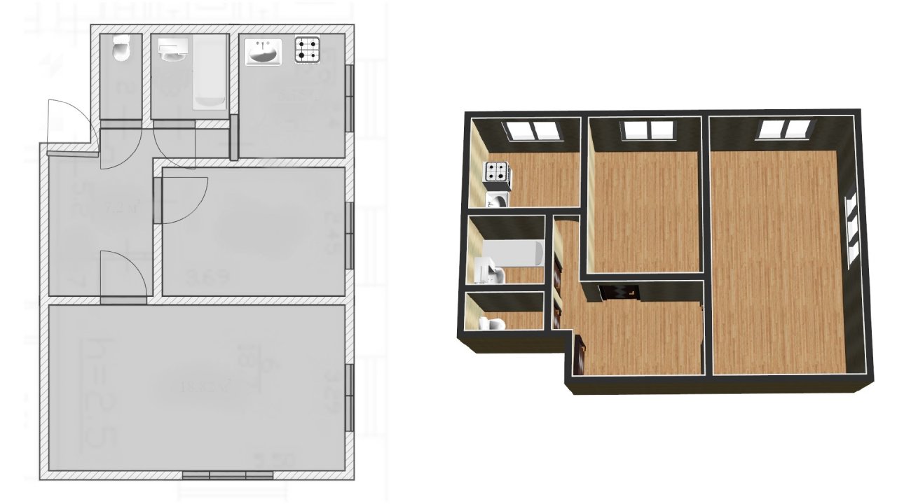 Продажа 2-комнатной квартиры, Петергоф, Разведчика бул.,  д 12