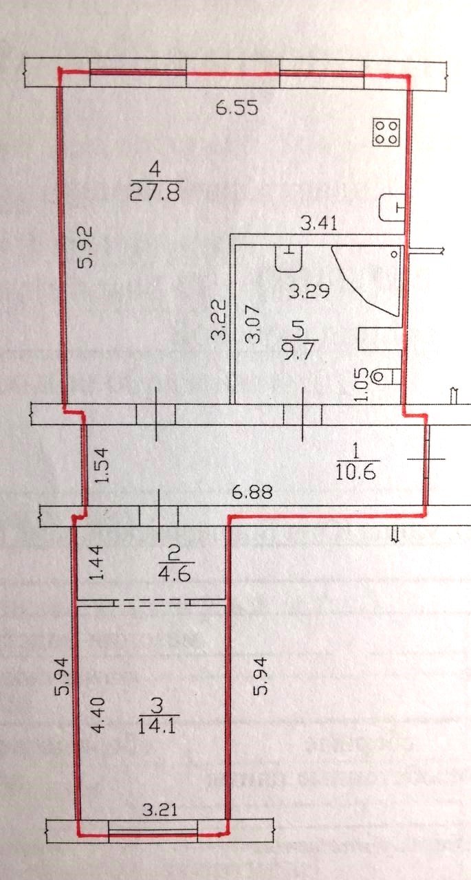 Продажа 1-комнатной квартиры, Петергоф, Юты Бондаровской ул.,  д 17