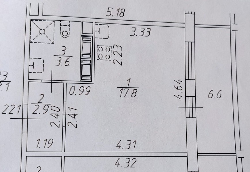 Продажа 1-комнатной квартиры, Санкт-Петербург, Октябрьская наб.,  д 34