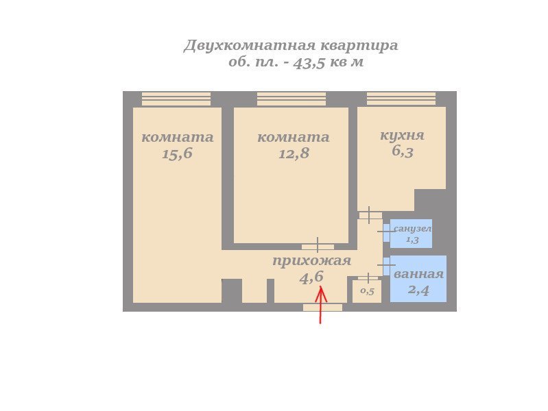 Продажа 2-комнатной квартиры, Сестрорецк, Мосина ул.,  д 3