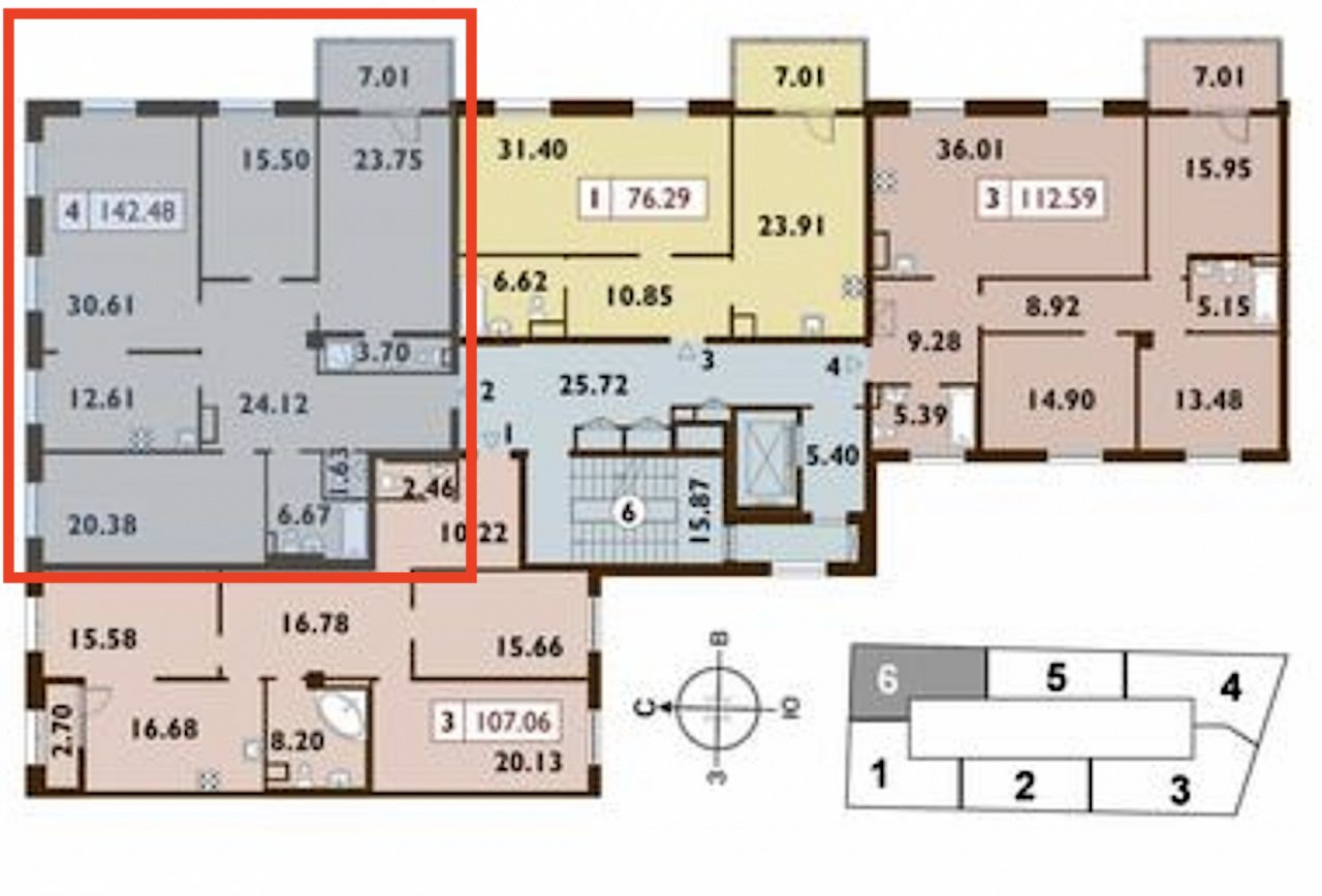 Продажа 4-комнатной квартиры, Санкт-Петербург, Петровский просп.,  д 11