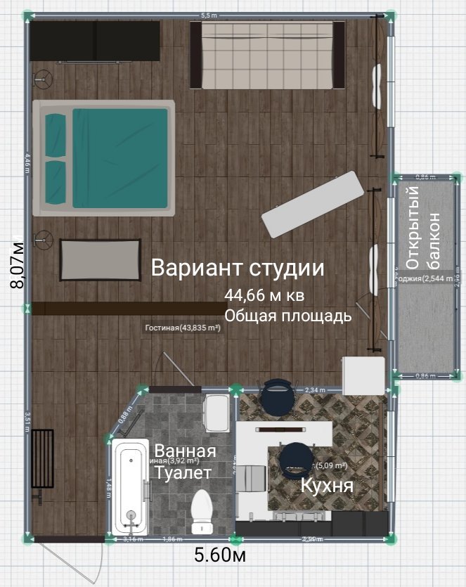 Продажа 2-комнатной квартиры, Санкт-Петербург, Новоизмайловский просп.,  д 75