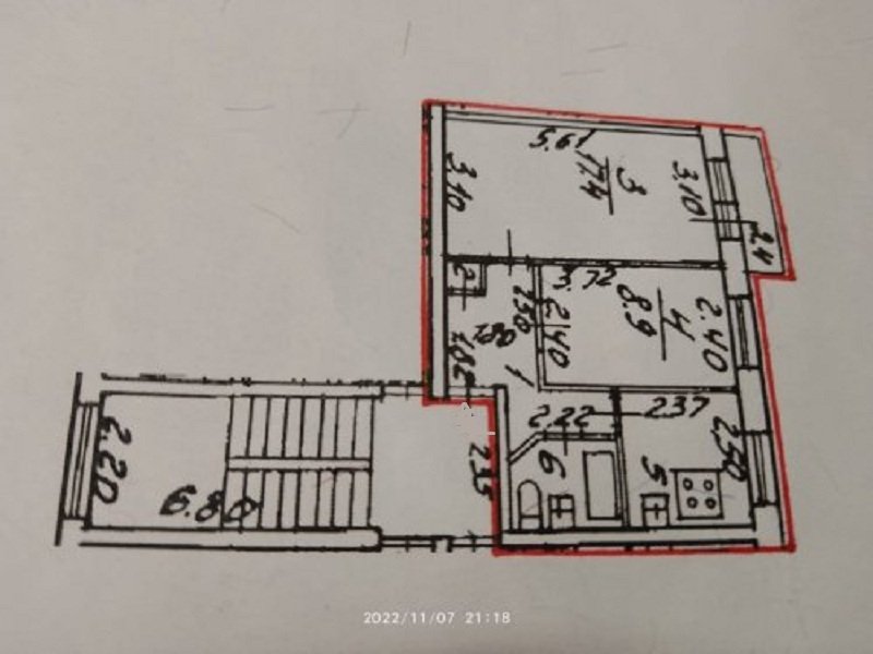 Продажа 2-комнатной квартиры, Санкт-Петербург, Шелгунова ул.,  д 27