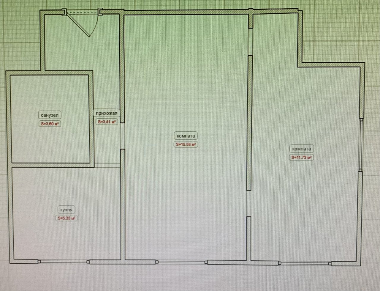 Продажа 2-комнатной квартиры, Гатчина, Горького ул.,  д 5