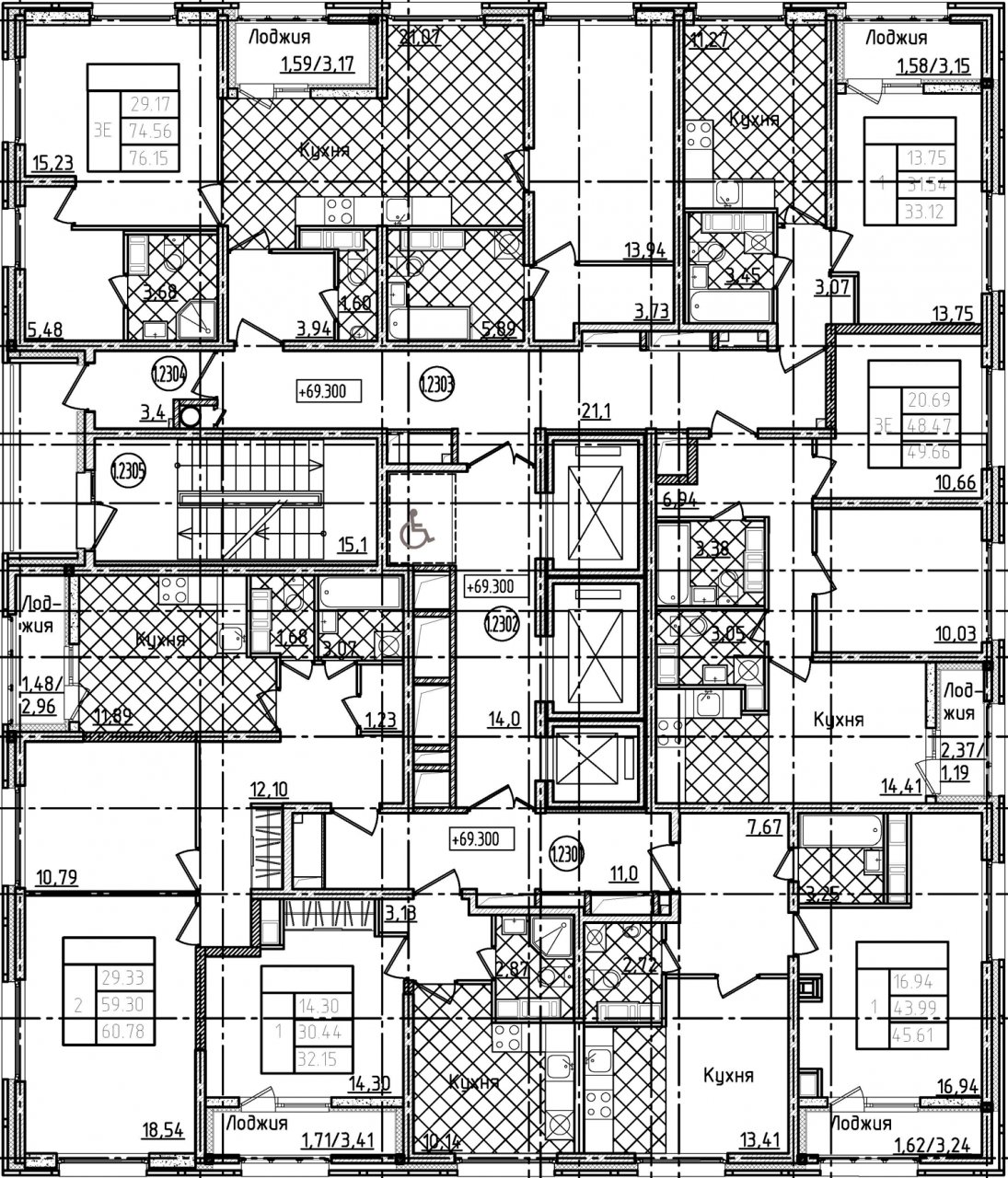 Продажа 1-комнатной квартиры, Санкт-Петербург, Полюстровский просп.,  д 75