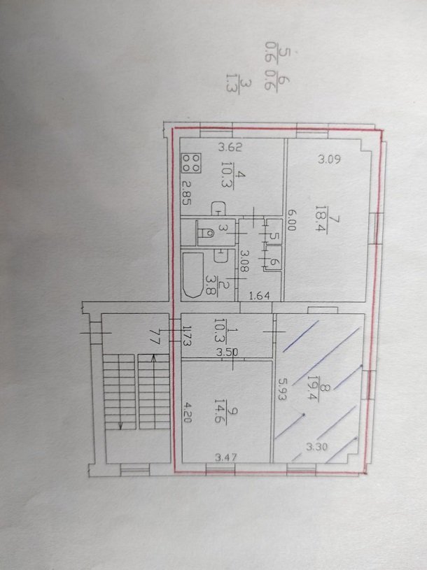 Продажа 3-комнатной квартиры, Санкт-Петербург, Большой Сампсониевский просп.,  д 92