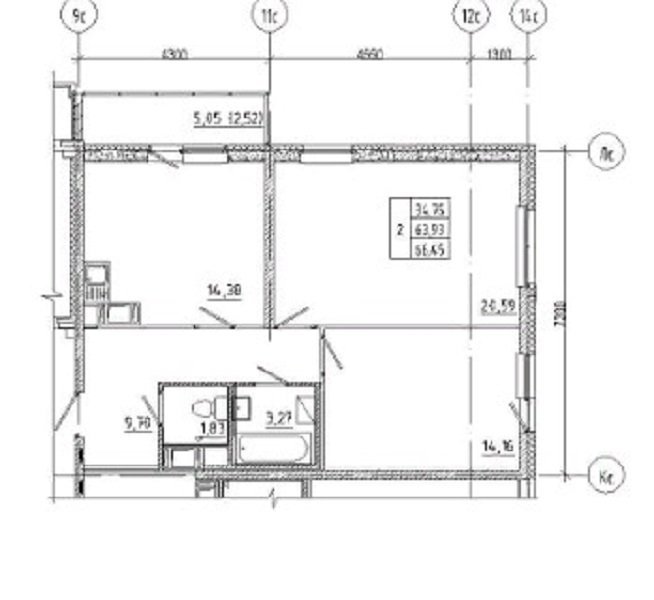 Продажа 2-комнатной квартиры, Санкт-Петербург, Суздальское шос.,  д 20