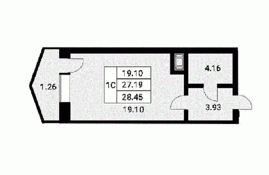 Продажа 1-комнатной квартиры, Бугры, Нижняя ул.,  д 5