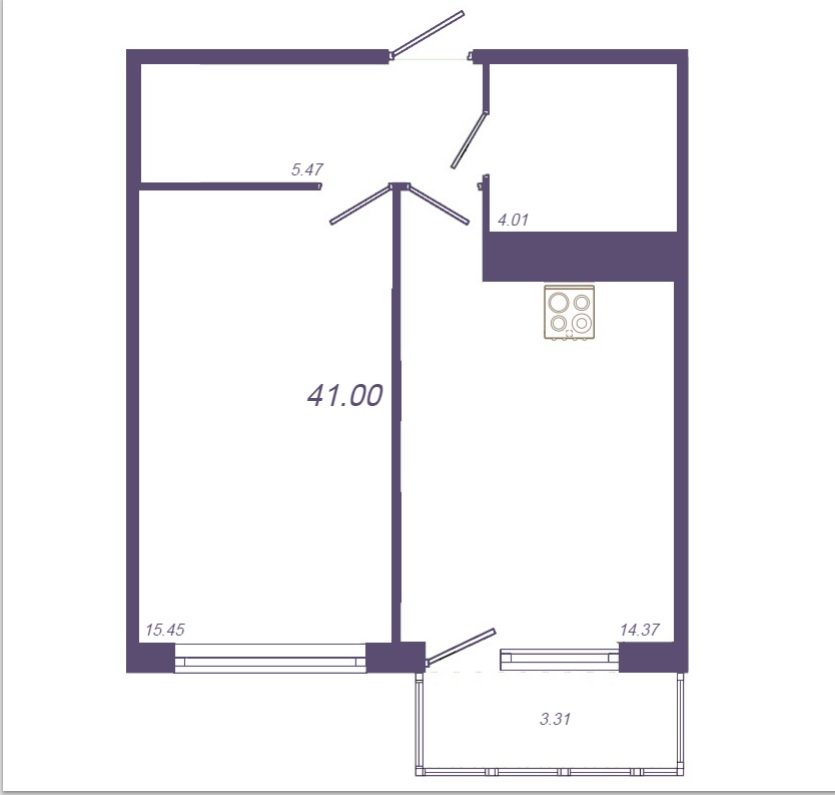 Продажа 1-комнатной квартиры, Санкт-Петербург, Суздальское шос.,  д 18