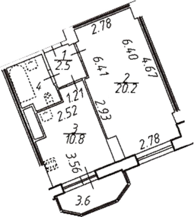 Продажа 1-комнатной квартиры, Санкт-Петербург, Руднева ул.,  д 18