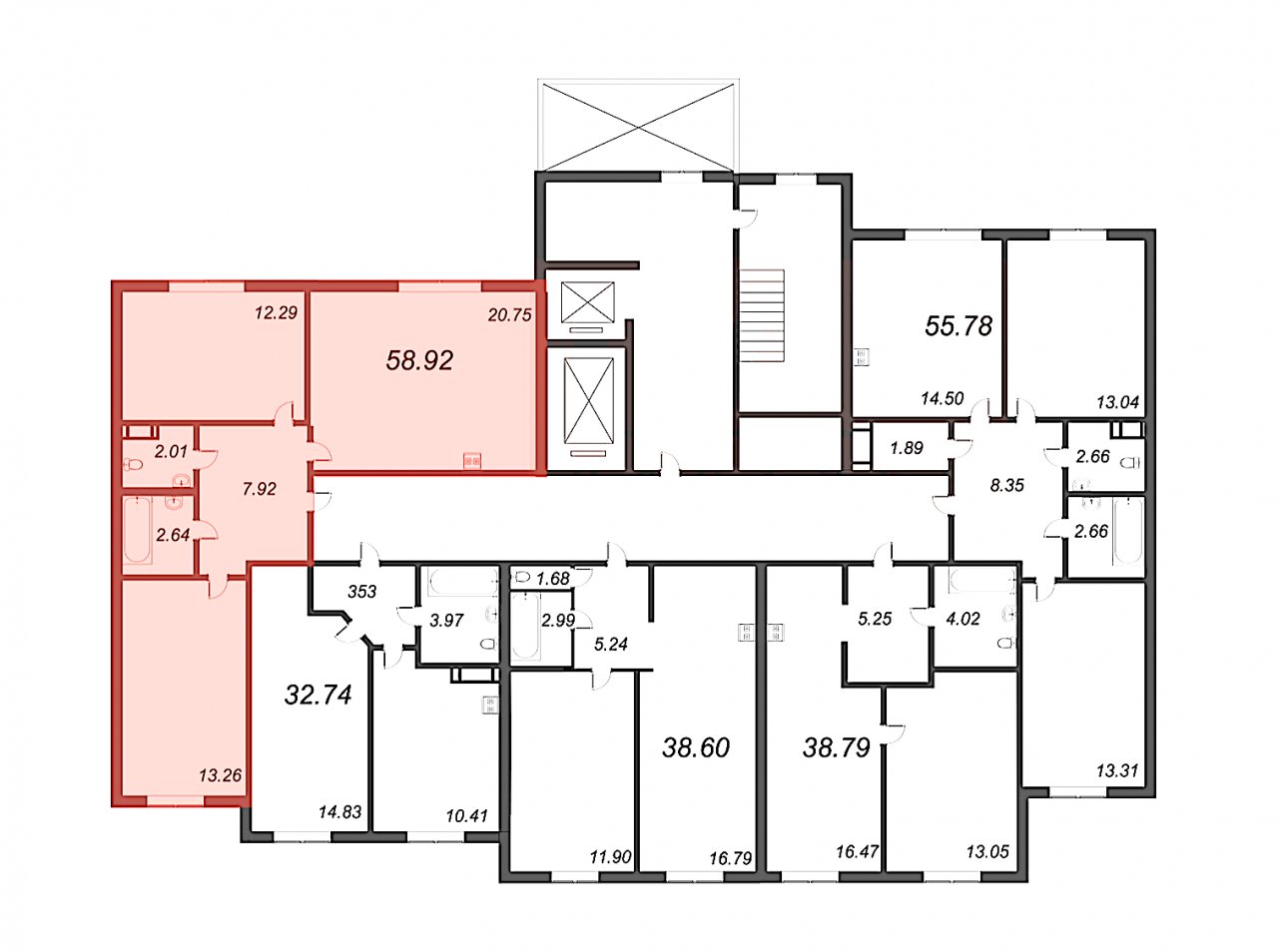 Продажа 2-комнатной квартиры, Бугры, Гаражный пр-зд,  д 23