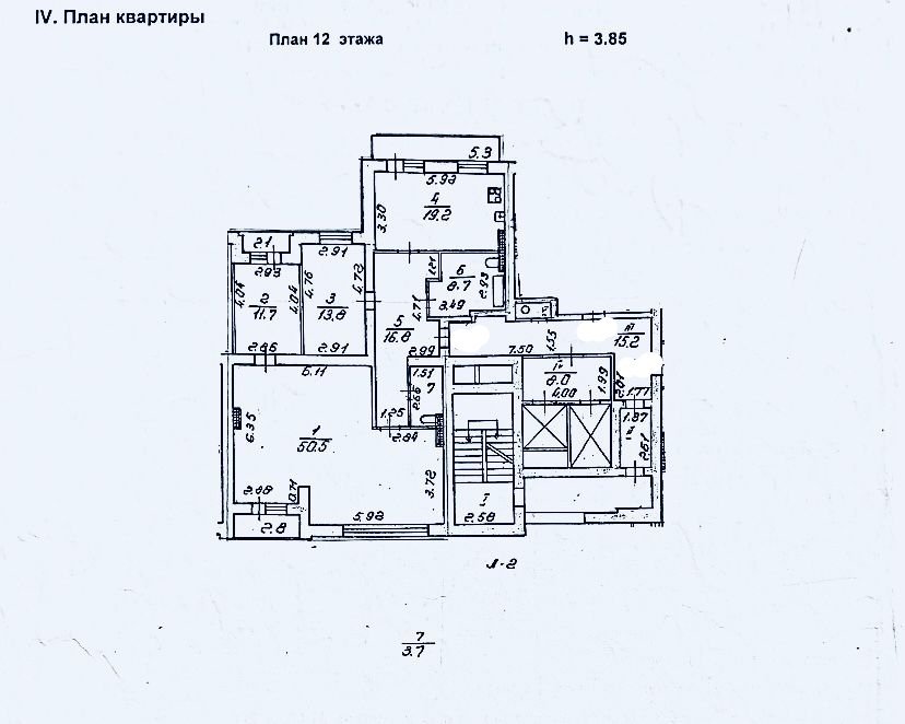 Продажа 3-комнатной квартиры, Санкт-Петербург, Комендантский просп.,  д 25