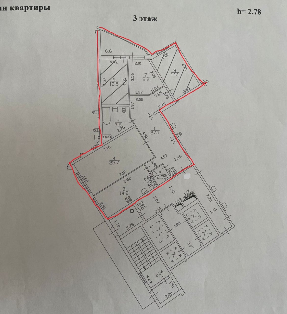 Продажа 4-комнатной квартиры, Санкт-Петербург, Туристская ул.,  д 15