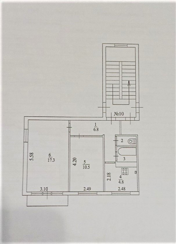 Продажа 2-комнатной квартиры, Гатчина, Леонова ул.,  д 14