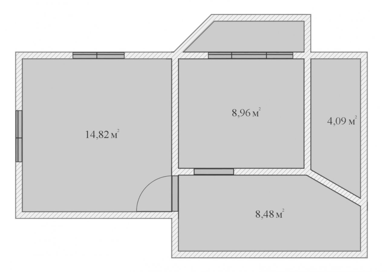 Продажа 1-комнатной квартиры, Санкт-Петербург, 3-й Озерковский пер.,  д 1