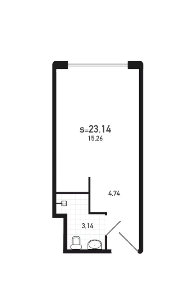 Продажа 1-комнатной квартиры, Санкт-Петербург, Пулковское шос.,  д 14