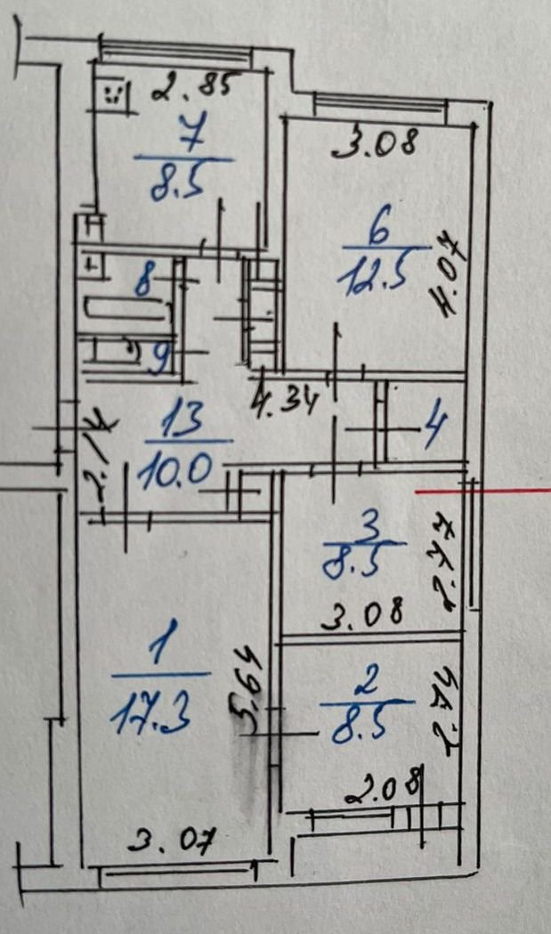 Продажа 4-комнатной квартиры, Рощино, Садовый пер.,  д 5