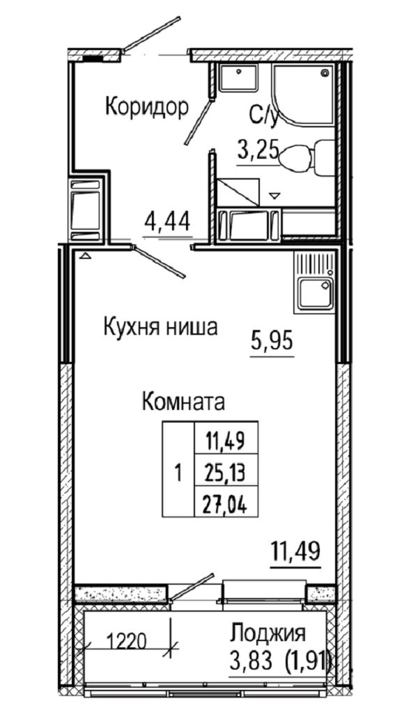 Продажа 1-комнатной квартиры, Санкт-Петербург, Суздальское шос.,  д 2