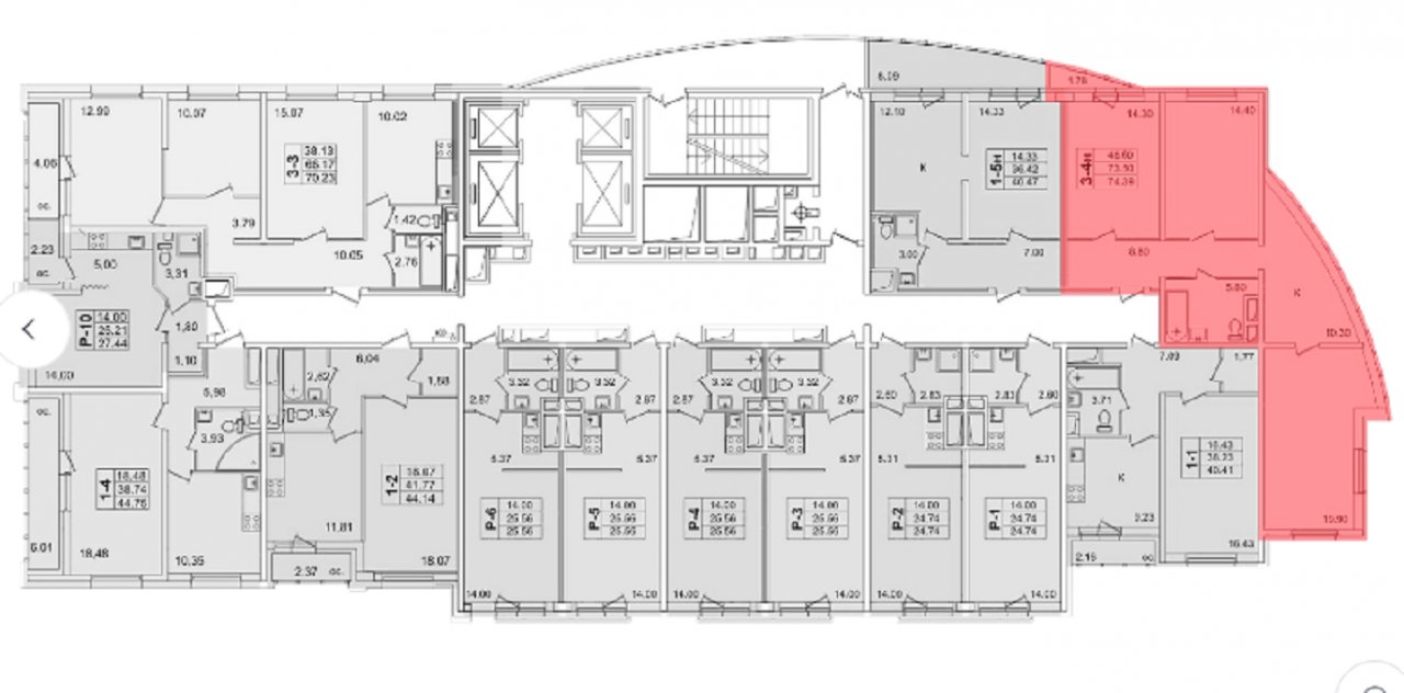 Продажа 3-комнатной квартиры, Санкт-Петербург, Просвещения просп.,  д 43