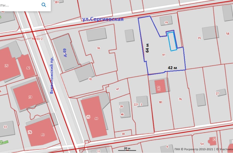 Продажа участка, Всеволожск, Сергиевская ул.,  д 130
