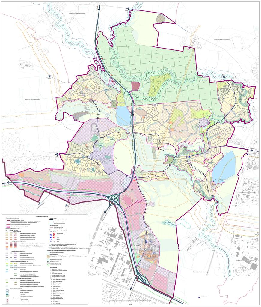 Бугровское сельское поселение карта градостроительного зонирования